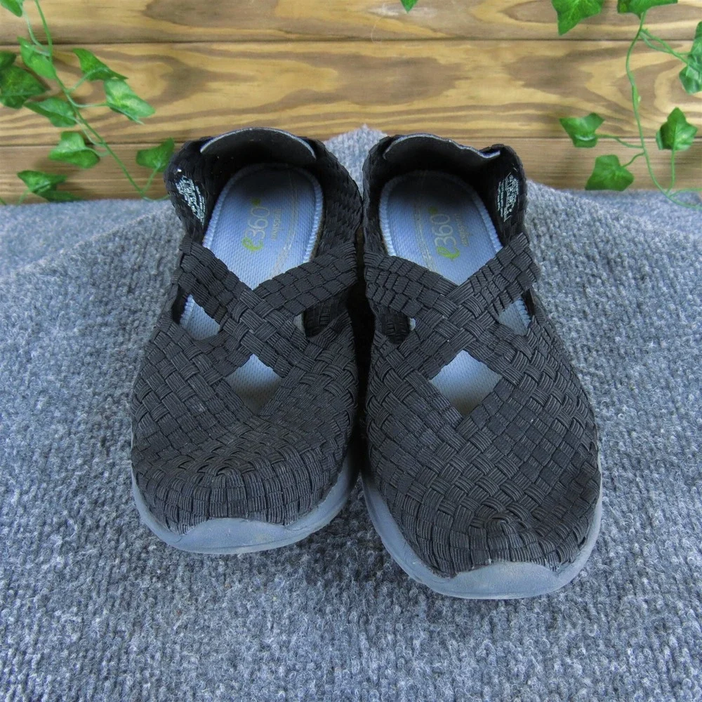 Easy Spirit Women Quest‎ Weave Mary Jane Black Fabric Sz 7 Wide Gently Used 2025
